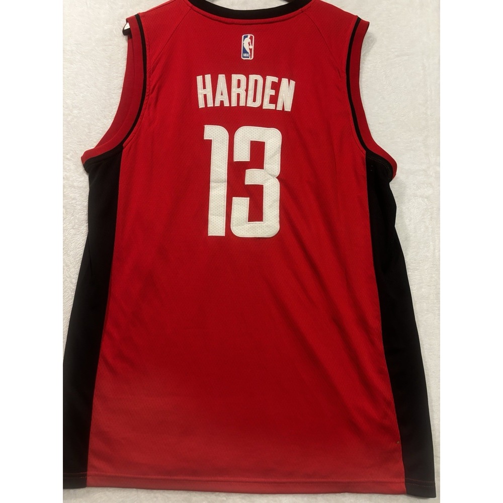 James Hardin Nike Houston Rockets Jersey RoKit Swingman #13 Size 50 Red Black